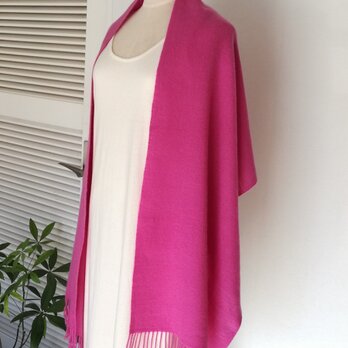 【カシミヤ】「ふわ・軽・あったか・霞織り」マフラーにもなる大判ストール・触れると笑顔