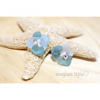 seaglass bijou♡（ピアス・イヤクリップ）の画像