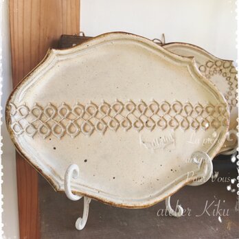 Lace plate -ring line-の画像