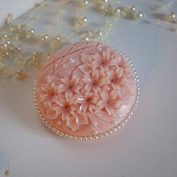 さくらさくカードスタンド。ソープカービング