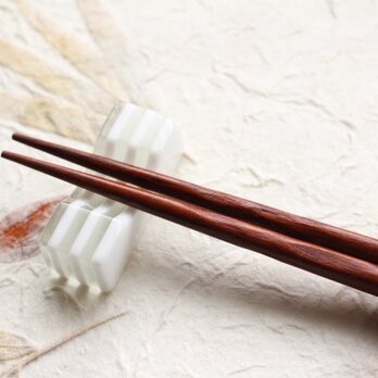 ガラス製　カトラリーレスト　箸置き　ストライプ