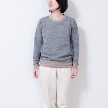 T-0001 茶綿プルオーバー チャコール サイズ１