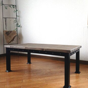 【Vintage iron table~industrial taste】の画像