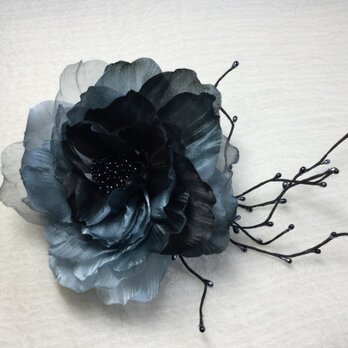 黒ペップ付き薔薇