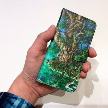【スマホケース】ルドンの森 iPhone※、 Android（S、Mサイズ） 手帳型ケースの画像