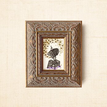 ミニ額縁 原画【 ずっと大切にしてくれた、きみへ 】