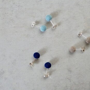 tsubu 01／indigo　イヤリング