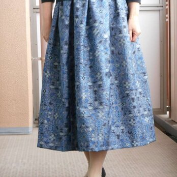 特別セール♥色大島紬のリメイクスカートの画像