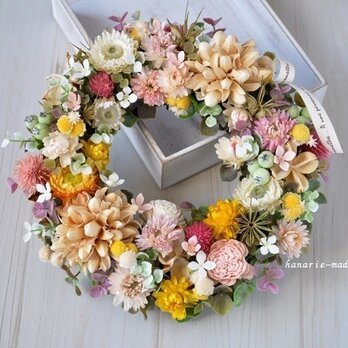 lovely　day：ぽかぽかカラーのリース