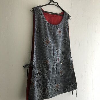 着物で作る☆ベスト 小物入れ付♪