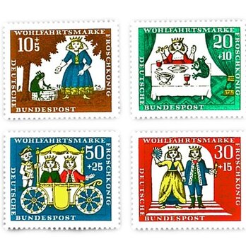 ドイツ童話切手（かえる王子）Germany　DA-STE059の画像