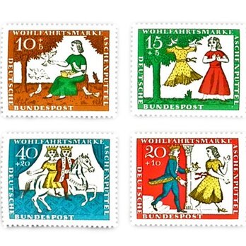 ドイツ童話切手（シンデレラ）Germany　DA-STE057の画像