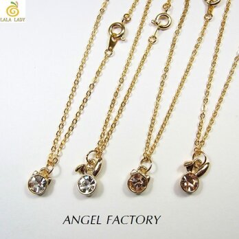 ネックレス◆キャット＆ラビットモチーフ◆ANGEL FACTORY lalalady-144の画像