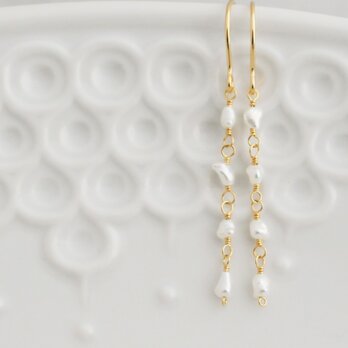 あこやケシパール　14kgfラインピアス