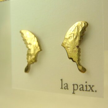PSP-001　silhouette　"papillon" earringsの画像