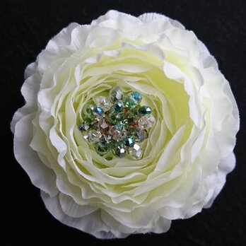 corsage（white green）の画像