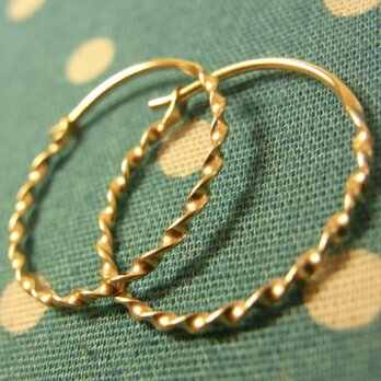 PBP-063　14kgf wire pierced earrings(twist)の画像