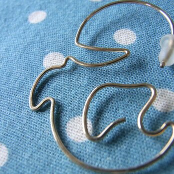PBP-092　14kgf wire pierced earring (boo!)の画像