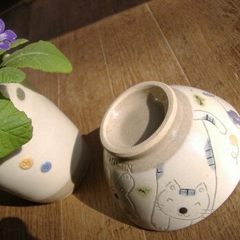 【SALE】niku・Qニャンコご飯茶碗の画像