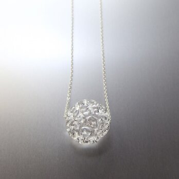 Dentelle sphere Necklace / Silver 925の画像
