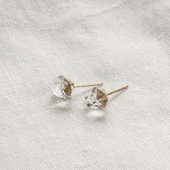 HerkimerDiamond Stud Pierce w/ 14KGFの画像