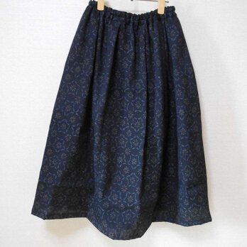再販★結城ちぢみの可愛いリメイクスカートの画像