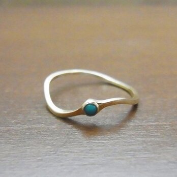 ring K10YG turquoiseの画像