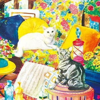 猫の休日〈A4ポスター〉の画像