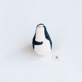 ほっこり張り子・ペンギンボーイズ no.3の画像