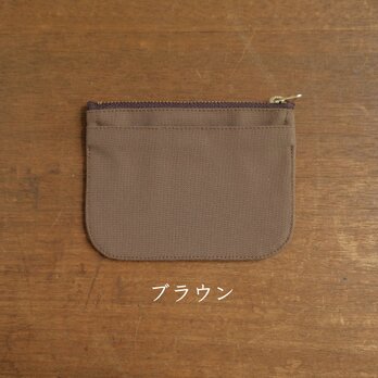 【ブラウン】身軽になれる！倉敷帆布のミニ財布の画像