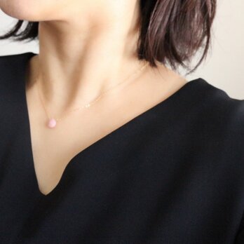 pinkopal necklaceの画像