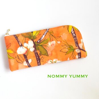 L字ファスナー長財布   桜の花 ＊170＊