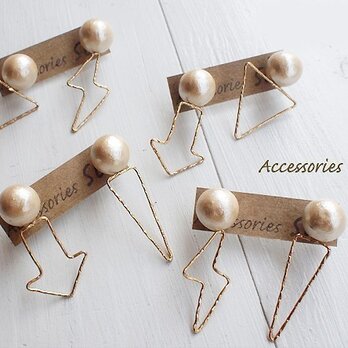 cotton pearl motif frame pierce