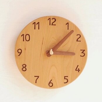 直径20cm 掛け時計 ﾁｪﾘｰ【1716】の画像