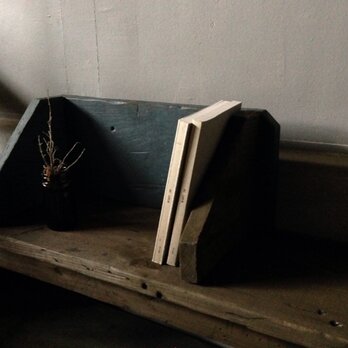 Retro Bookend S -blue-