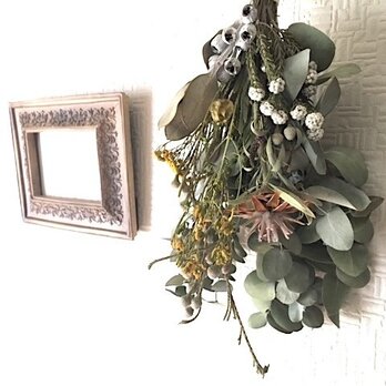 Botanical White Green LLサイズ