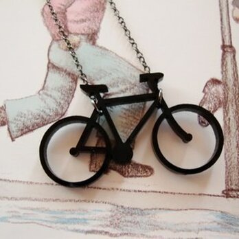 【黒い自転車】　ネックレスの画像