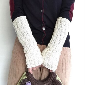 【再販】シルクアームカバー・ホワイト