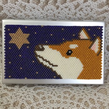 カードケース(星に願いを-柴犬④)の画像