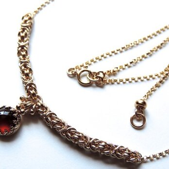 『 Red eyes ( heart ) 』Necklace by K14GFの画像