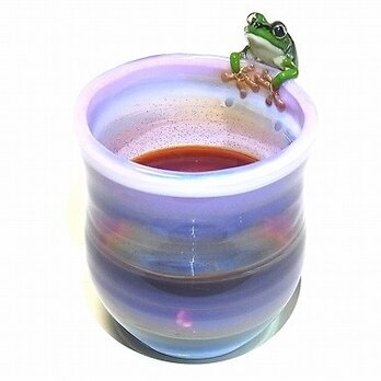 Frog Glass 雨蛙 カップ 【kengtaro/ケンタロー】 カエル ボロシリケイトガラスの画像