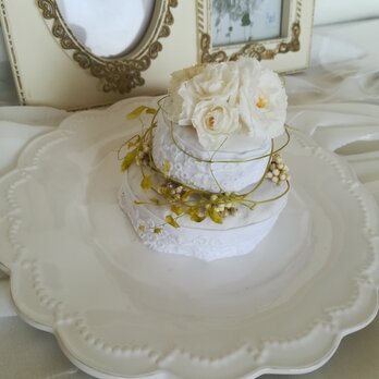 flower mini  cake (wedding)の画像