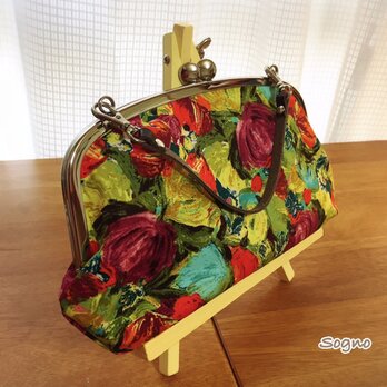親子がま口ポーチ*Rose