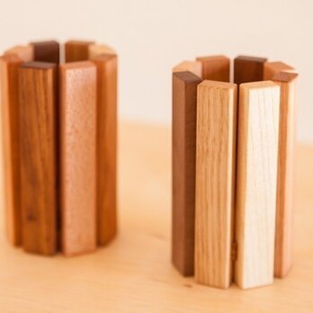 木組みペン立て