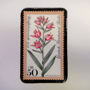 ドイツ　花切手ブローチ2520の画像
