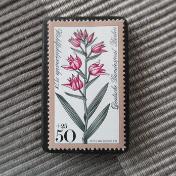ドイツ　花切手ブローチ2520