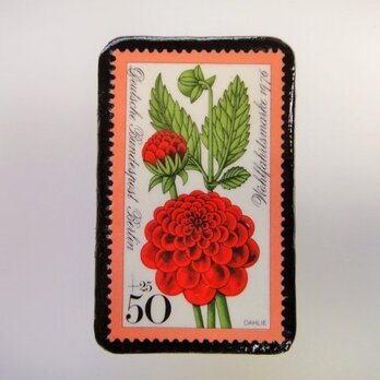 ドイツ　花切手ブローチ2524の画像