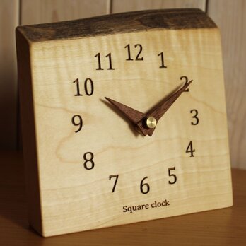 Square　clock　