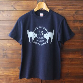 Tシャツ（ロゴ）-シルクスクリーン-13.CATS.WORKSオリジナルの画像