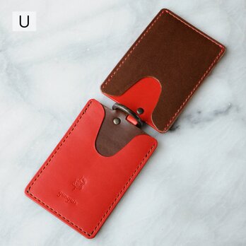 【現品限り20%off】　2種類のICカードが使えるパスケース　スライドタイプU